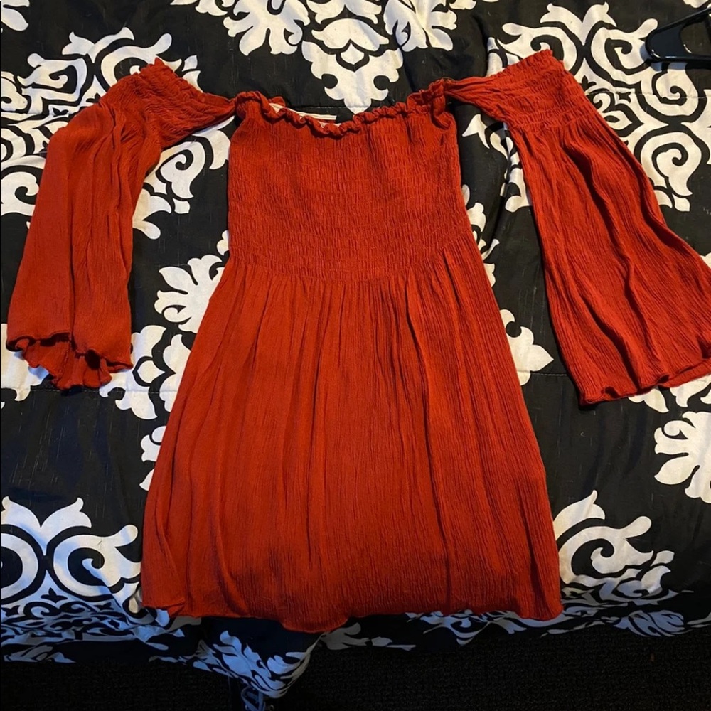 off the shoulder dress